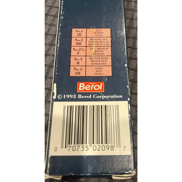 Vtg Set Mirado Pencils Lot of 12 Unused Classic Box 1993 No 2 1/2 - Picture 2 of 4